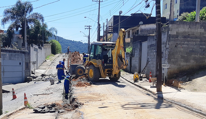 Obras para melhorias do abastecimento continuam na próxima semana em Cezar, Jardim Maricá e Perimetral