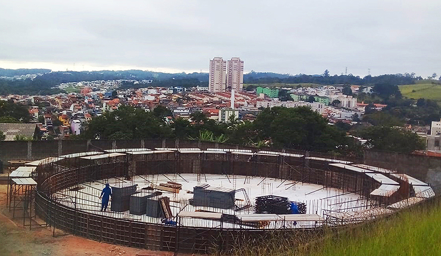 Novo reservatório ampliará reserva de água na região da Vila Nova Aparecida