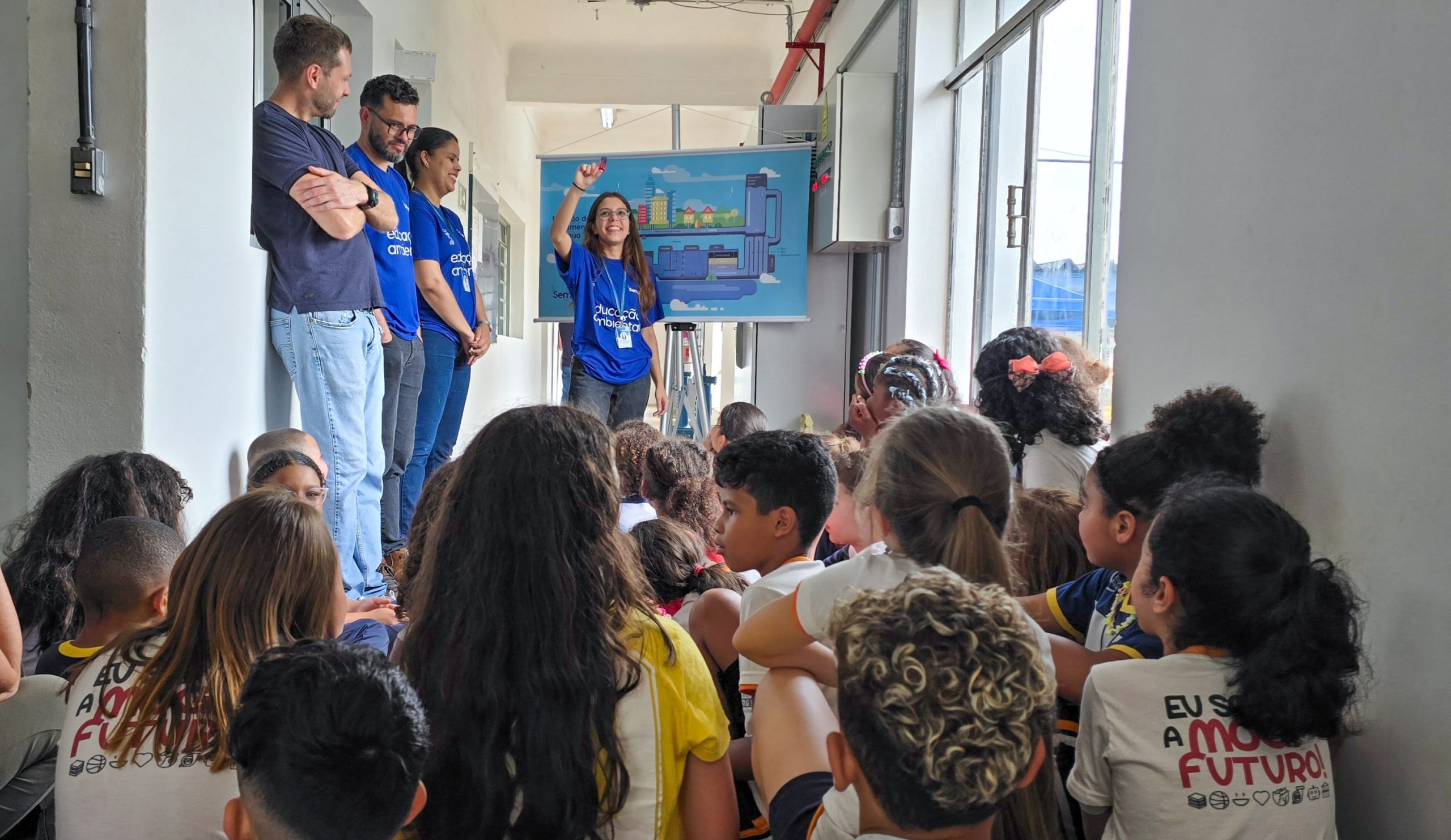 Semae Mogi das Cruzes recebe visita de alunos do ensino fundamental