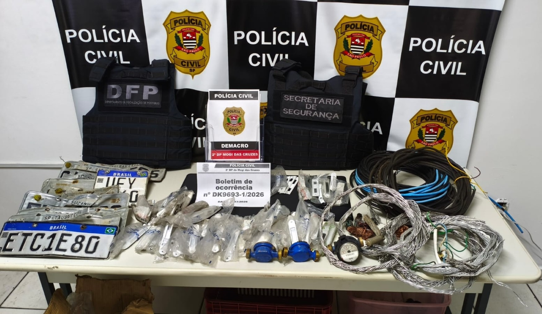 Semae e Secretaria de Segurança dão apoio a ação da Polícia Civil na descoberta de ferro-velho clandestino